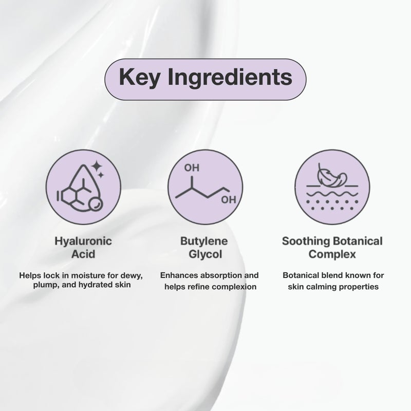 Naisture Hyaluronic Acid Gel – Hydrating Face Moisturizer with Vitamin C & E, Antioxidant-Rich, Brightening, Soothing & Lightweight Daily Facial Cream for All Skin Types - Image 3